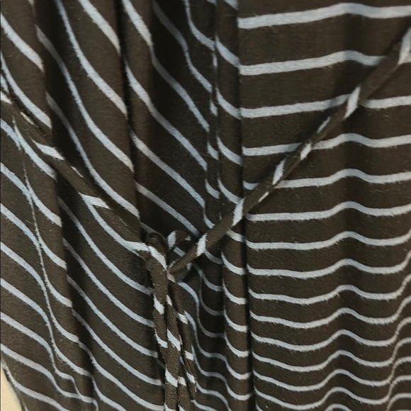 Motherhood Black Sheath Dress with Ruched Wrap Design - Picture 3 of 5